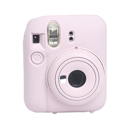 For FUJIFILM instax mini 12 Soft Silicone Camera Protective Case(Pink) by bashfashion