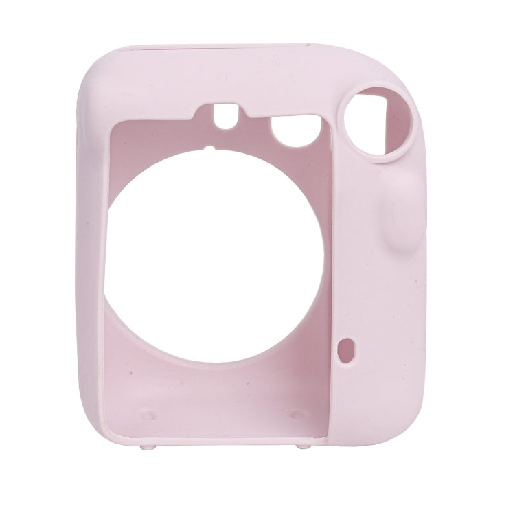 For FUJIFILM instax mini 12 Soft Silicone Camera Protective Case(Pink) by bashfashion