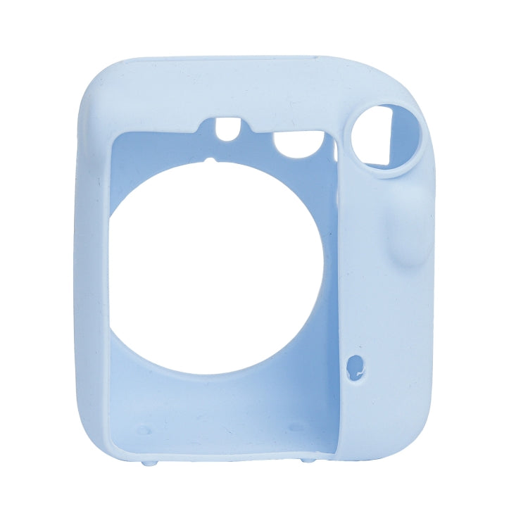 For FUJIFILM instax mini 12 Soft Silicone Camera Protective Case(Blue) by bashfashion