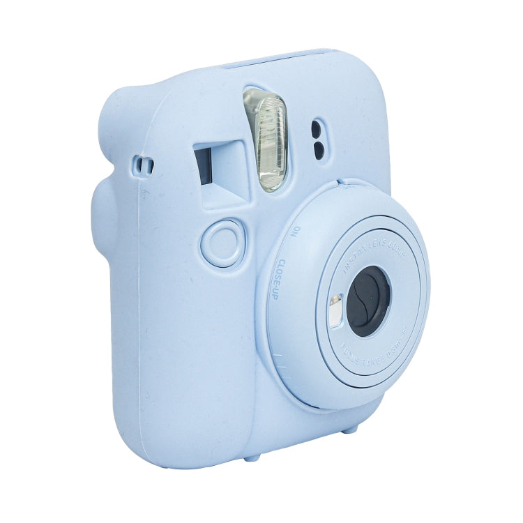 For FUJIFILM instax mini 12 Soft Silicone Camera Protective Case(Blue) by bashfashion