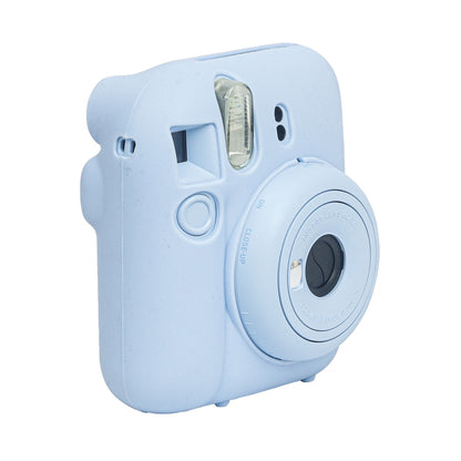 For FUJIFILM instax mini 12 Soft Silicone Camera Protective Case(Blue) by bashfashion