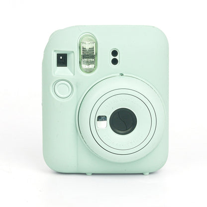 For FUJIFILM instax mini 12 Soft Silicone Camera Protective Case(Green) by bashfashion