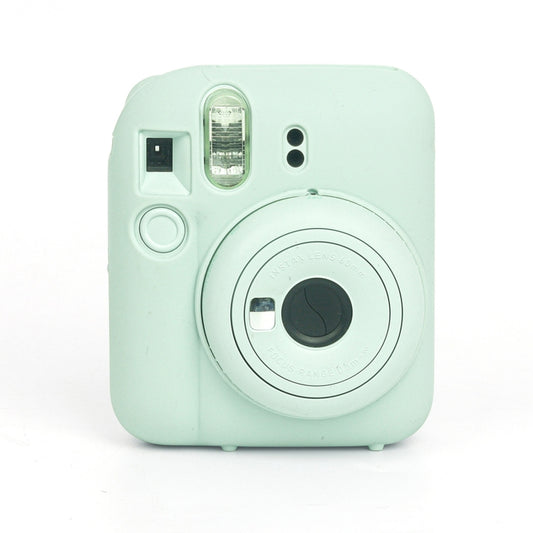For FUJIFILM instax mini 12 Soft Silicone Camera Protective Case(Green) by bashfashion