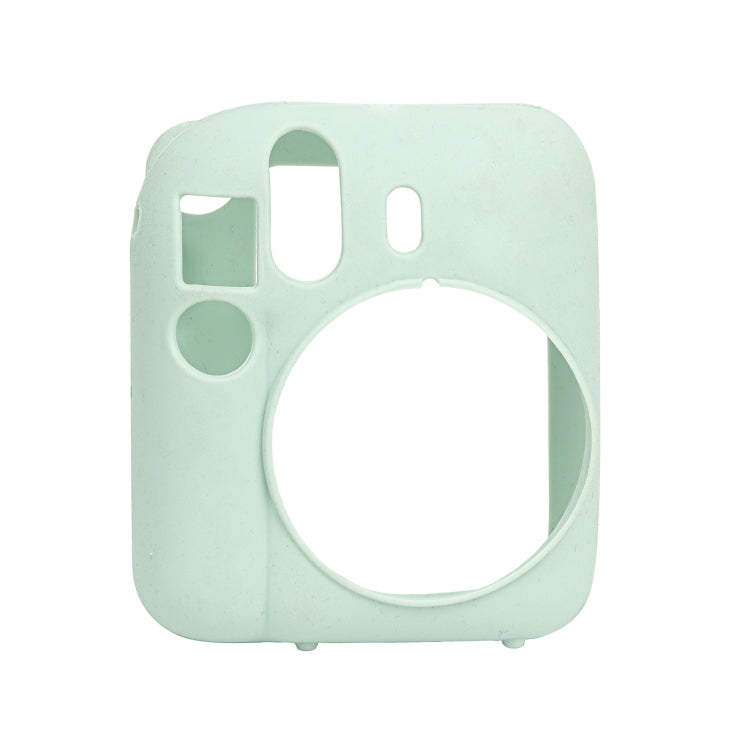 For FUJIFILM instax mini 12 Soft Silicone Camera Protective Case(Green) by bashfashion