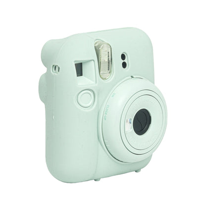 For FUJIFILM instax mini 12 Soft Silicone Camera Protective Case(Green) by bashfashion