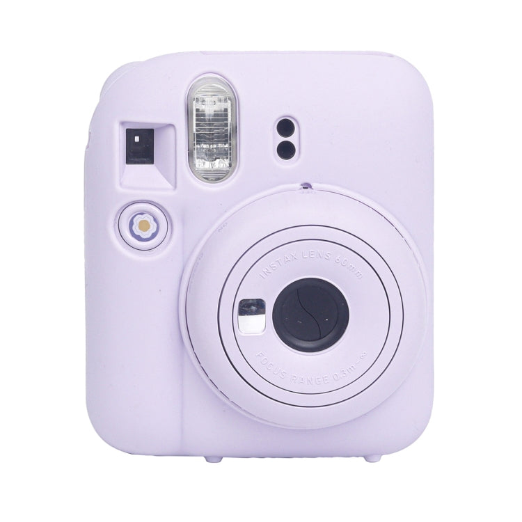 For FUJIFILM instax mini 12 Soft Silicone Camera Protective Case(Purple) by bashfashion