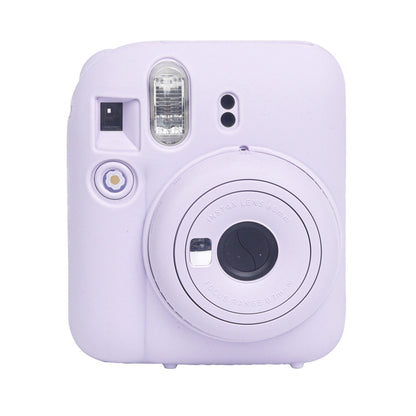 For FUJIFILM instax mini 12 Soft Silicone Camera Protective Case(Purple) by bashfashion