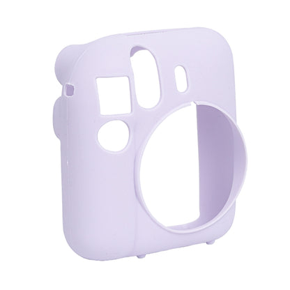 For FUJIFILM instax mini 12 Soft Silicone Camera Protective Case(Purple) by bashfashion