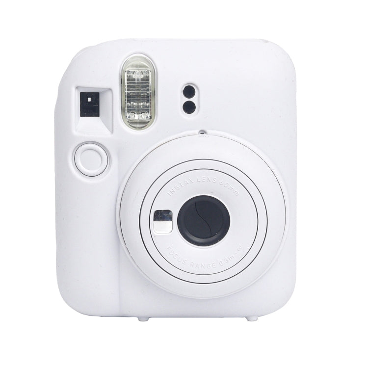 For FUJIFILM instax mini 12 Soft Silicone Camera Protective Case(White) by bashfashion