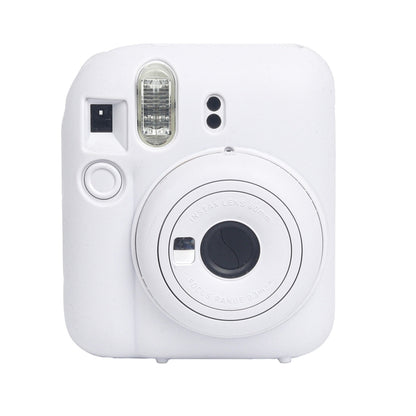 For FUJIFILM instax mini 12 Soft Silicone Camera Protective Case(White) by bashfashion