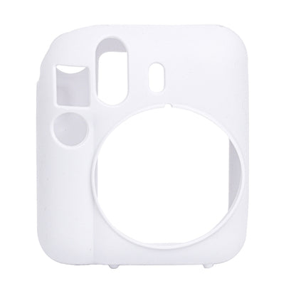 For FUJIFILM instax mini 12 Soft Silicone Camera Protective Case(White) by bashfashion