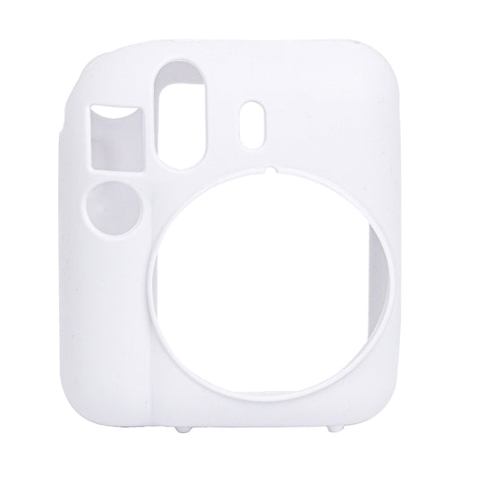 For FUJIFILM instax mini 12 Soft Silicone Camera Protective Case(White) by bashfashion