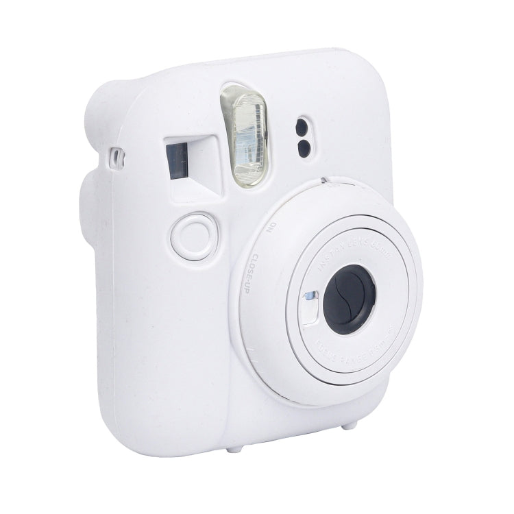 For FUJIFILM instax mini 12 Soft Silicone Camera Protective Case(White) by bashfashion