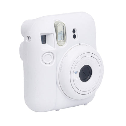 For FUJIFILM instax mini 12 Soft Silicone Camera Protective Case(White) by bashfashion