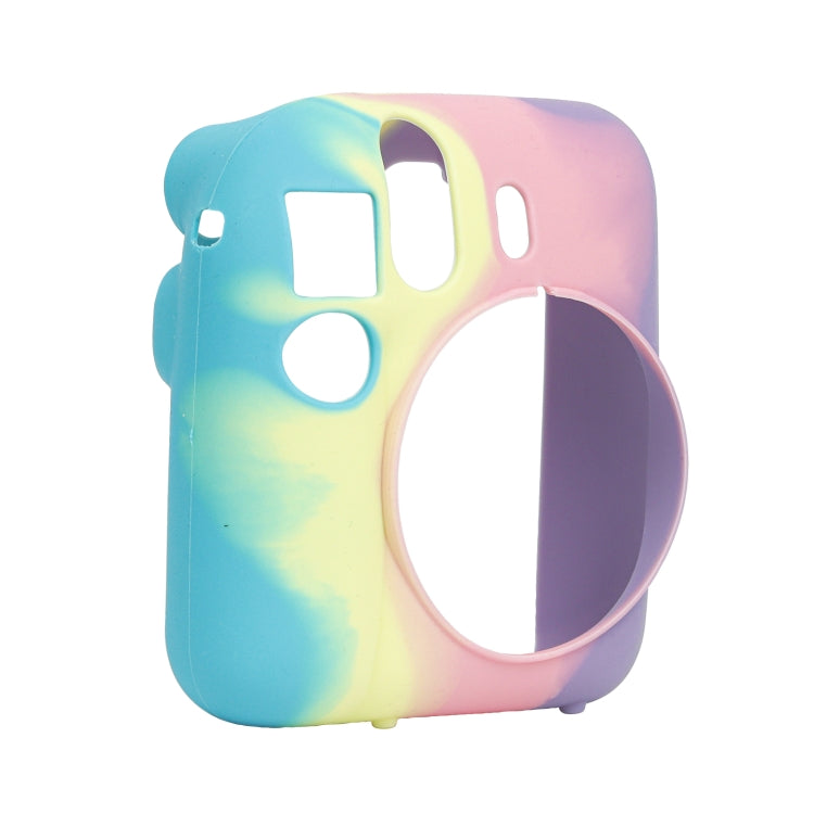 For FUJIFILM instax mini 12 Soft Silicone Camera Protective Case(Dark Blue Purple) by bashfashion