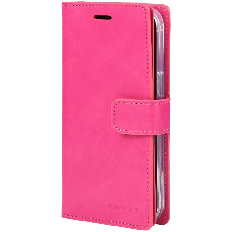 For iPhone 15 Pro Max GOOSPERY MANSOOR DIARY 9 Card Slots Leather Phone Case(Rose Red) by GOOSPERY