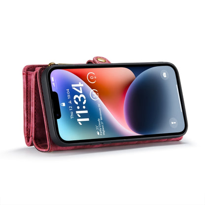 For iPhone 15 CaseMe 008 Detachable Multifunctional Leather Phone Case(Red) by CaseMe