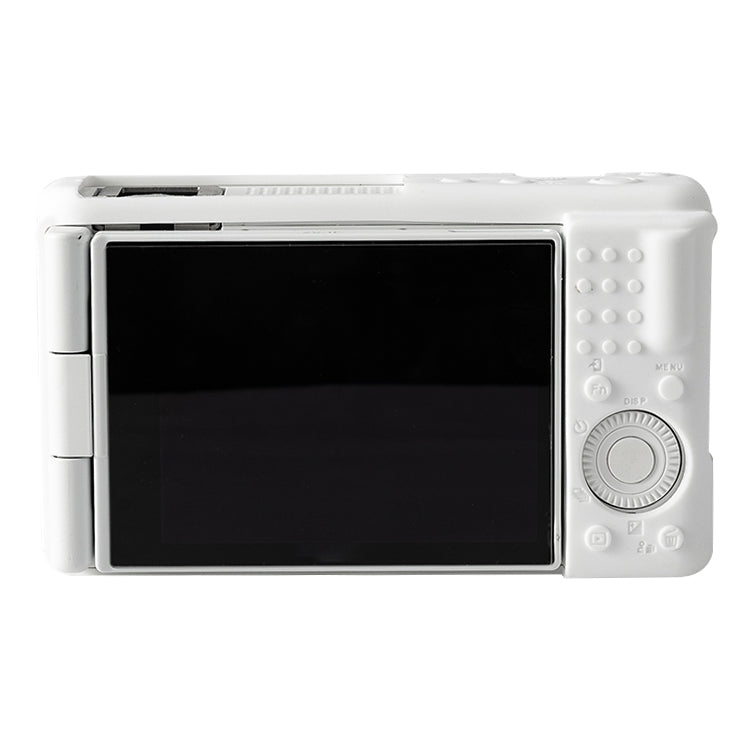 For Sony ZV-1F / ZV1 M2 Soft Silicone Protective Case(White) by bashfashion