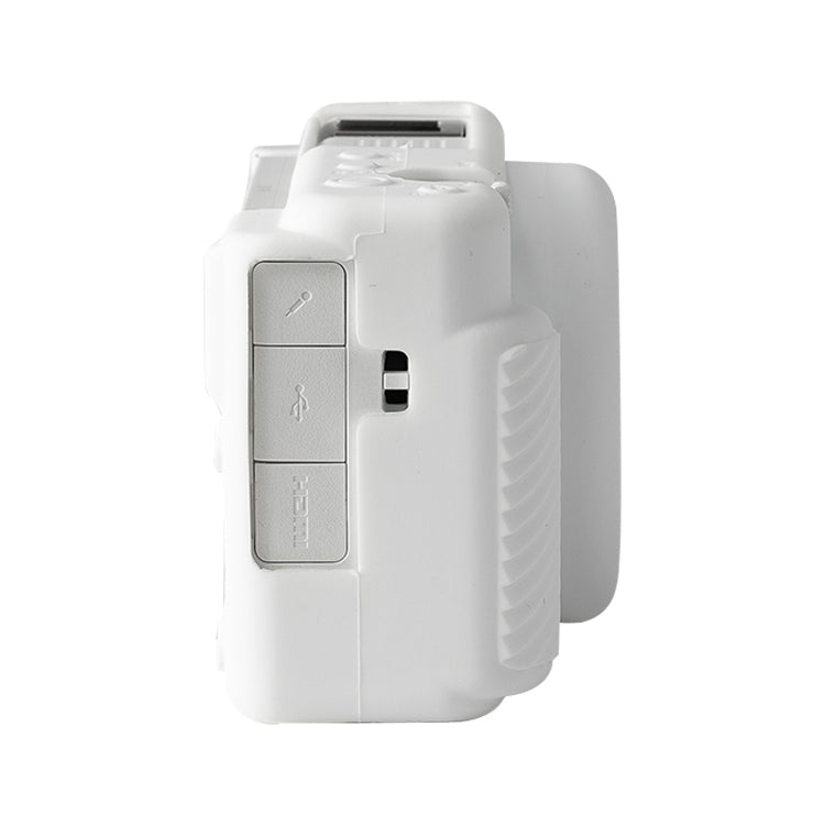 For Sony ZV-1F / ZV1 M2 Soft Silicone Protective Case(White) by bashfashion
