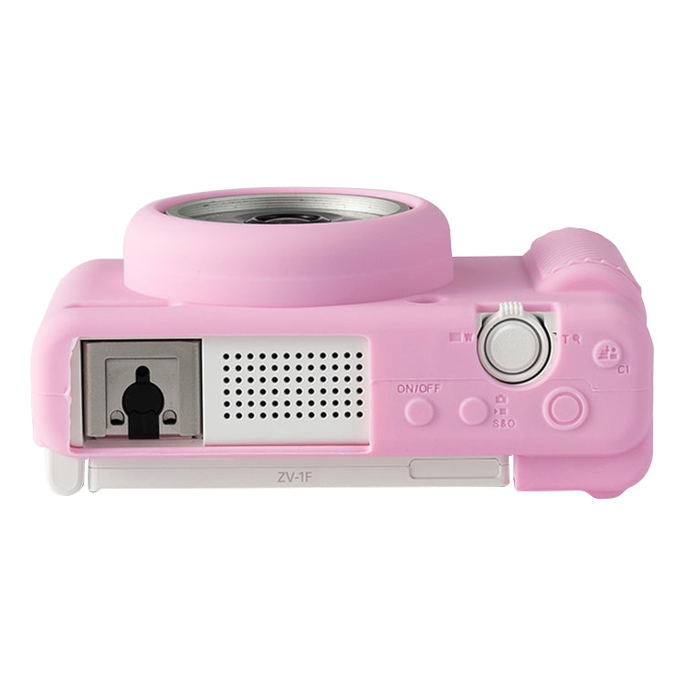 For Sony ZV-1F / ZV1 M2 Soft Silicone Protective Case(Pink) by bashfashion
