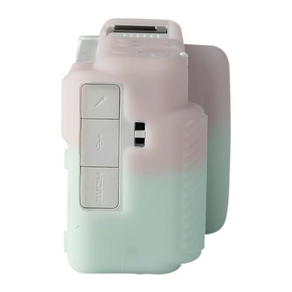 For Sony ZV-1F / ZV1 M2 Soft Silicone Protective Case(Jello Pink Green) by bashfashion