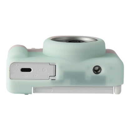 For Sony ZV-1F / ZV1 M2 Soft Silicone Protective Case(Jello Pink Green) by bashfashion