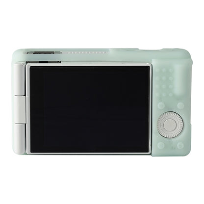 For Sony ZV-1F / ZV1 M2 Soft Silicone Protective Case(Jello Green) by bashfashion