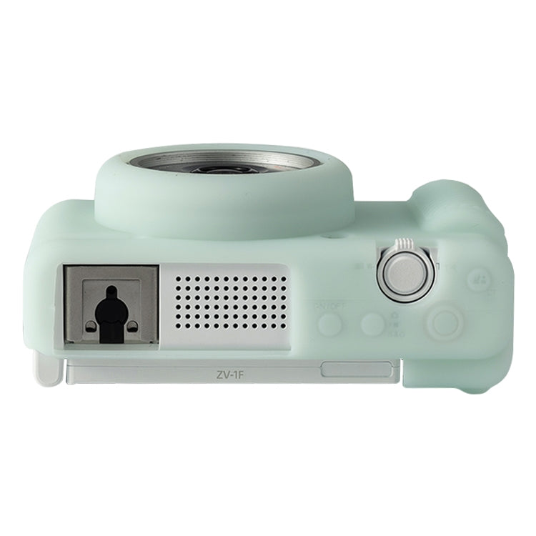 For Sony ZV-1F / ZV1 M2 Soft Silicone Protective Case(Jello Green) by bashfashion