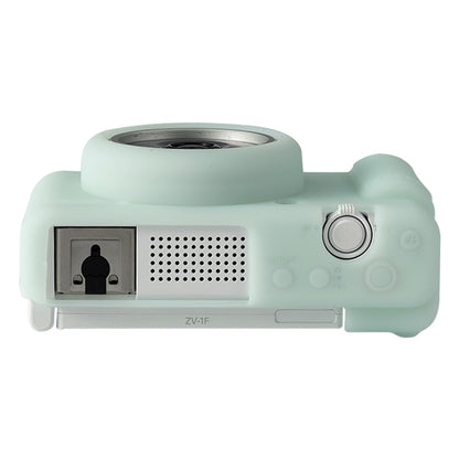 For Sony ZV-1F / ZV1 M2 Soft Silicone Protective Case(Jello Green) by bashfashion