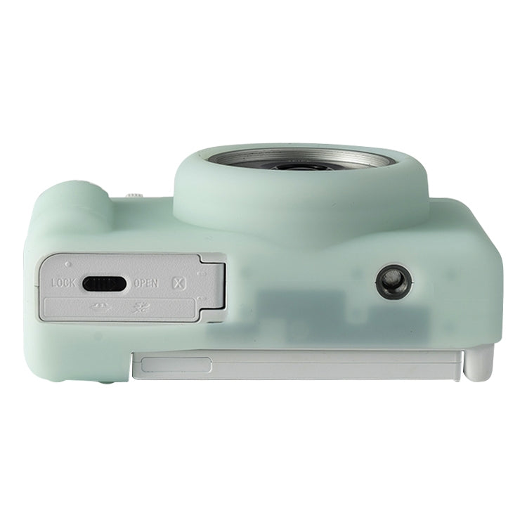 For Sony ZV-1F / ZV1 M2 Soft Silicone Protective Case(Jello Green) by bashfashion