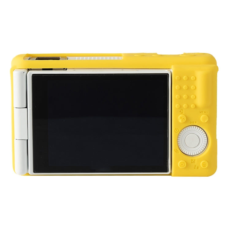 For Sony ZV-1F / ZV1 M2 Soft Silicone Protective Case(Yellow) by bashfashion