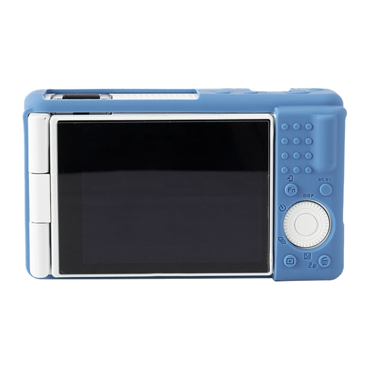 For Sony ZV-1F / ZV1 M2 Soft Silicone Protective Case(Blue) by bashfashion