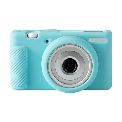 For Sony ZV-1F / ZV1 M2 Soft Silicone Protective Case(Sky Blue) by bashfashion