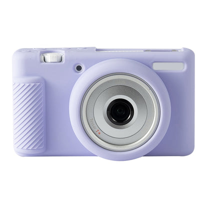 For Sony ZV-1F / ZV1 M2 Soft Silicone Protective Case(Purple) by bashfashion