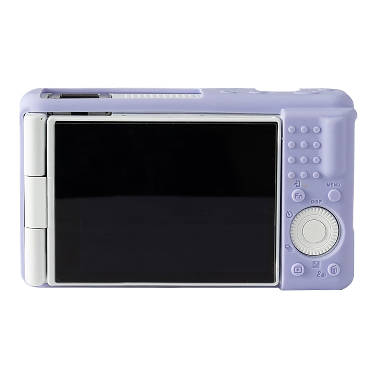 For Sony ZV-1F / ZV1 M2 Soft Silicone Protective Case(Purple) by bashfashion
