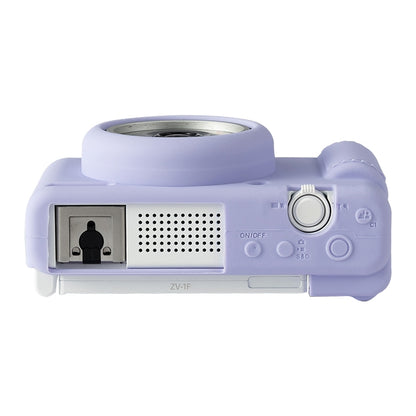 For Sony ZV-1F / ZV1 M2 Soft Silicone Protective Case(Purple) by bashfashion