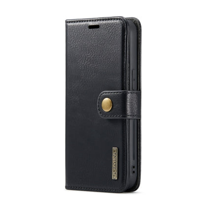 For iPhone 15 Pro DG.MING Crazy Horse Texture Detachable Magnetic Leather Phone Case(Black) by DG.MING