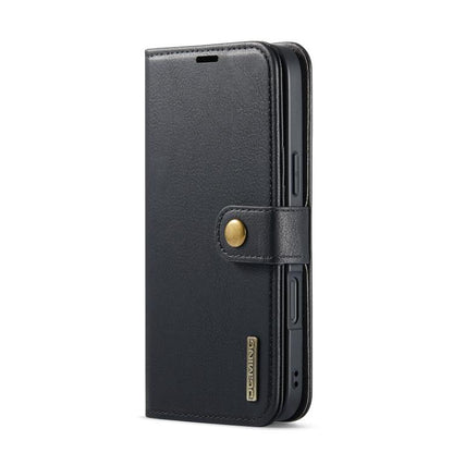For iPhone 17 DG.MING Crazy Horse Texture Detachable Magnetic Leather Phone Case(Black) by DG.MING