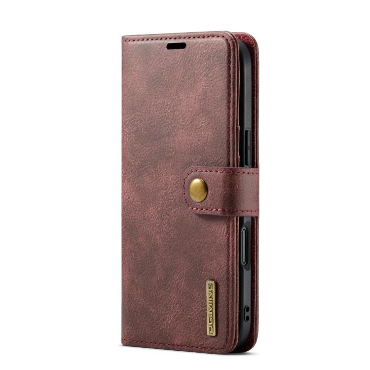 For iPhone Air DG.MING Crazy Horse Texture Detachable Magnetic Leather Phone Case(Red) by DG.MING