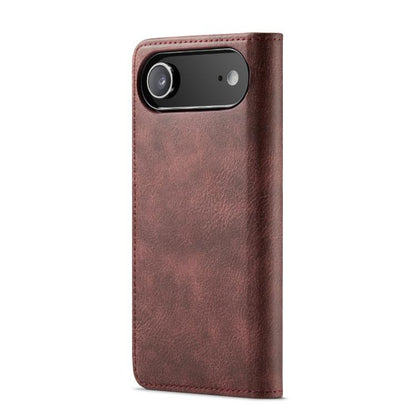 For iPhone Air DG.MING Crazy Horse Texture Detachable Magnetic Leather Phone Case(Red) by DG.MING