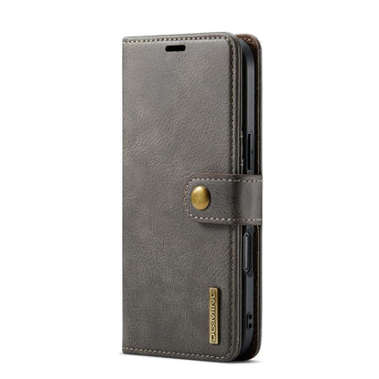 For iPhone Air DG.MING Crazy Horse Texture Detachable Magnetic Leather Phone Case(Grey) by DG.MING