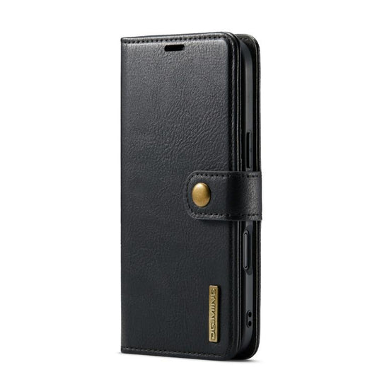 For iPhone Air DG.MING Crazy Horse Texture Detachable Magnetic Leather Phone Case(Black) by DG.MING