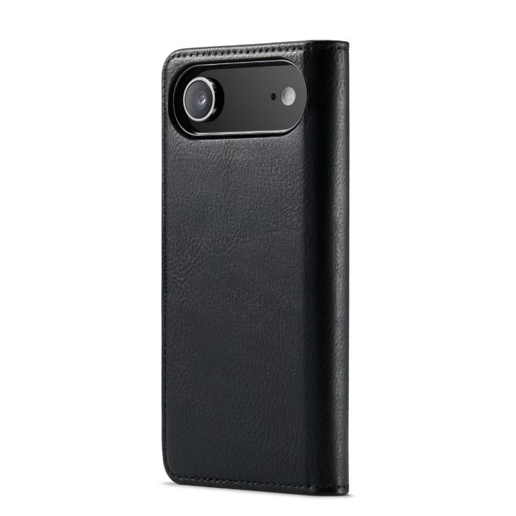 For iPhone Air DG.MING Crazy Horse Texture Detachable Magnetic Leather Phone Case(Black) by DG.MING