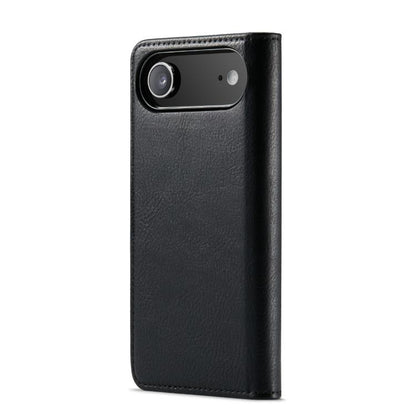 For iPhone Air DG.MING Crazy Horse Texture Detachable Magnetic Leather Phone Case(Black) by DG.MING