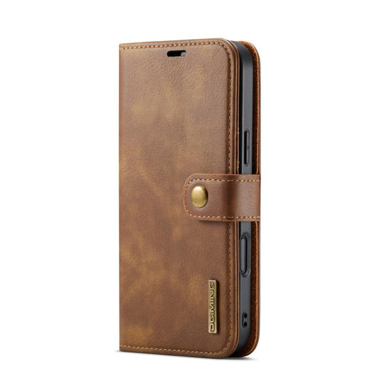 For iPhone 17 Pro Max DG.MING Crazy Horse Texture Detachable Magnetic Leather Phone Case(Brown) by DG.MING