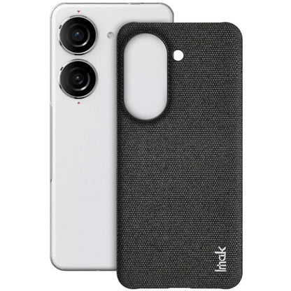 For Asus Zenfone 9 / Zenfone10 5G imak Ruiyi Series Cloth Texture PU + PC Phone Case(Black) by imak