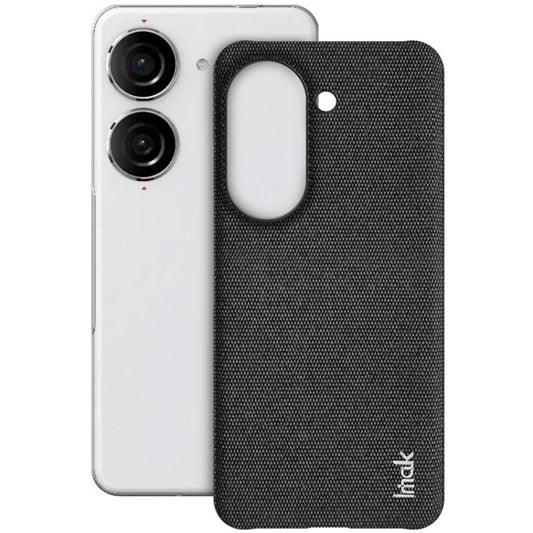 For Asus Zenfone 9 / Zenfone10 5G imak Ruiyi Series Cloth Texture PU + PC Phone Case(Black) by imak