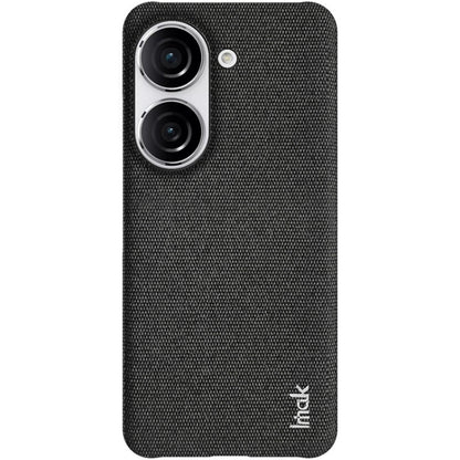For Asus Zenfone 9 / Zenfone10 5G imak Ruiyi Series Cloth Texture PU + PC Phone Case(Black) by imak