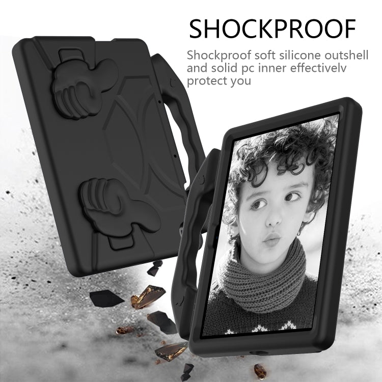 For Honor Pad X8 10.1 Thumb Bracket EVA Shockproof Tablet Case(Black) by bashfashion