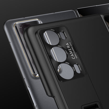 For Honor Magic V2 GKK Integrated Ultra-thin Folding Phone Case with Stand(Black) by GKK